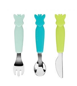 VULLI SET PŘÍBORŮ ŽIRAFA SOPHIE - LŽIČKY A PŘÍBORY - KRMENÍ