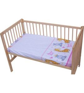 SCARLETT PROSTĚRADLO DO POSTÝLKY SCARLETT NEBULA 120X60CM RŮŽOVÁ - PROSTĚRADLA - SPINKÁNÍ