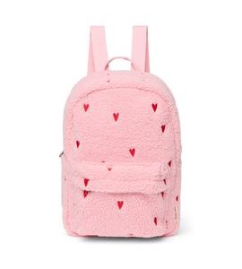 STUDIO NOOS TEDDY MIDI BACKPACK - BATŮŽEK | LIGHT PINK HEARTS - BATOHY A TAŠKY - PRO DĚTI