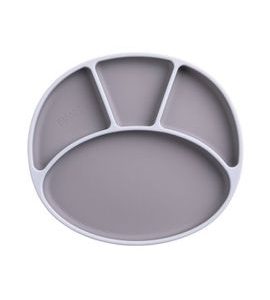 BIBADO SILIKONOVÝ DĚLENÝ TALÍŘ S PŘÍSAVKOU MIST - MISKY, TALÍŘKY A PODLOŽKY - KRMENÍ