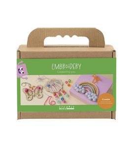 CREATIV COMPANY KREATIVNÍ SADA VYŠÍVÁNÍ DŘEVĚNÝCH DEKORACÍ - VÝTVARNÉ POMŮCKY A HRAČKY - PRO DĚTI