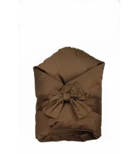 ENIE BABY PÉŘOVÁ ZAVINOVAČKA HNĚDÁ 80X80CM - ZAVINOVAČKY - SPINKÁNÍ