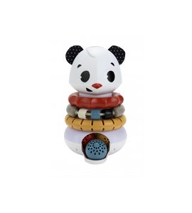 TINY LOVE HUDEBNÍ PYRAMIDA S KROUŽKY TINY ROCKERS PANDA - MOTORICKÉ A HUDEBNÍ - PRO DĚTI