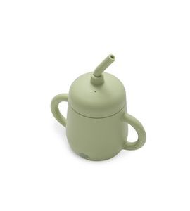 SUAVINEX LAHVIČKA S BRČKEM SILIKONOVÁ - ZELENÁ - DĚTSKÉ HRNEČKY - KRMENÍ
