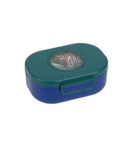 LÄSSIG SVAČINOVÝ BOX SNACK & STYLE UNIQUE BLUE/GREEN - USKLADNĚNÍ JÍDLA - KRMENÍ