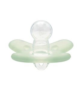 CANPOL BABIES DUDLÍK 100% SILIKONOVÝ SYMETRICKÝ 6-12M 1KS ZELENÝ - ŠIDÍTKA A DOPLŇKY - KRMENÍ