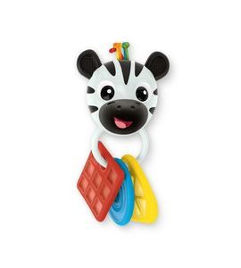 BABY EINSTEIN KOUSÁTKO S CHRASTÍTKEM ZEBRA ZEN™ SHAKE-A-SHAPE BEZ BPA 0M+ - MOTORICKÉ A HUDEBNÍ - PRO DĚTI