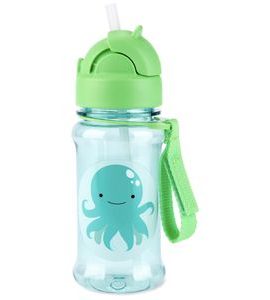 SKIP HOP ZOO TRITAN LÁHEV S BRČKEM 355ML CHOBOTNICE 12M+ - SPORTOVNÍ LAHVE - KRMENÍ