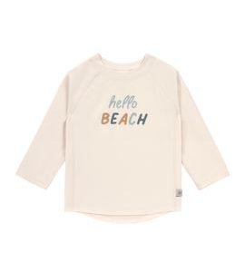 LÄSSIG SPLASH LONG SLEEVE RASHGUARD HELLO BEACH MILKY - UV OBLEČENÍ - PRO DĚTI