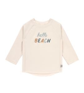 LÄSSIG SPLASH LONG SLEEVE RASHGUARD HELLO BEACH MILKY - UV OBLEČENÍ - PRO DĚTI