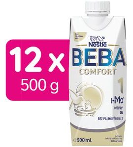 BEBA 12X COMFORT 1 NEW (500ML) - KOJENECKÁ MLÉKA - KRMENÍ