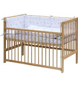 SCARLETT DĚTSKÁ POSTÝLKA S KOMPLETNÍ VÝBAVOU SCARLETT 120 X 60 CM - LUKA - DŘEVĚNÉ POSTÝLKY - SPINKÁNÍ