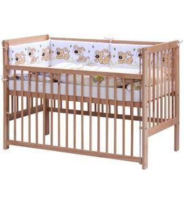 SCARLETT POSTÝLKA 120X60CM S KOMPLETNÍ VÝBAVOU SCARLETT JAPY BÉŽOVÁ - DŘEVĚNÉ POSTÝLKY - SPINKÁNÍ