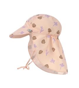 LÄSSIG SPLASH SUN PROTECTION FLAP HAT CORALS PEACH ROSE 3-6M - ČEPIČKY A KLOBOUČKY - PRO DĚTI