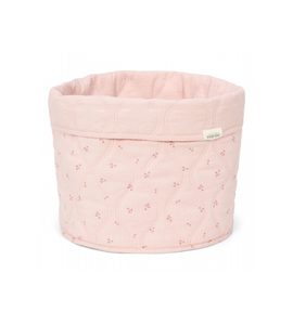 LITTLE DUTCH KOŠÍK TEXTILNÍ OBOUSTRANNÝ VELKÝ PURE BLOSSOM - BOXY NA HRAČKY - SPINKÁNÍ