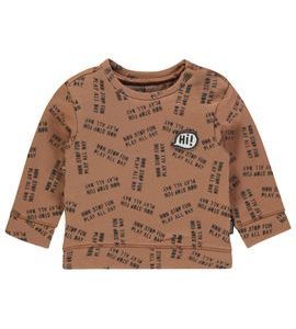 NOPPIES SWEATER PASCOE WASHED WOOD - KABÁTKY, MIKINKY - PRO DĚTI