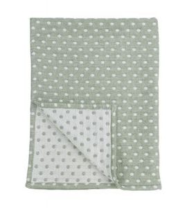 MEYCO DEKA LITTLE DOTS - FOREST GREEN - DĚTSKÉ DEKY PRO MIMINKA - SPINKÁNÍ