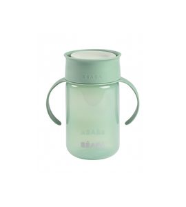 BEABA HRNEK TRÉNOVACÍ 360° GREEN 340 ML 12M+ - DĚTSKÉ HRNEČKY - KRMENÍ