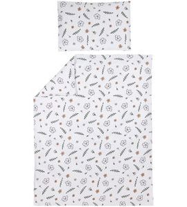 MEYCO POVLEČENÍ 100X135 CM - FLORAL - POVLEČENÍ DO POSTÝLKY - SPINKÁNÍ