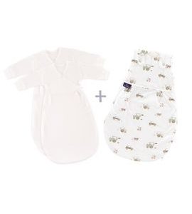 TRÄUMELAND SPACÍ PYTEL LIEBMICH 3DÍLNÝ SET LITTLE FARM GRÜN 50/56 - SPACÍ PYTLE - SPINKÁNÍ