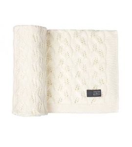 VINTER & BLOOM DEKA MOMENT ORGANIC WARM WHITE - DĚTSKÉ DEKY PRO MIMINKA - SPINKÁNÍ