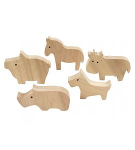CREATIV COMPANY KREATIVNÍ SADA ZVÍŘATA Z FARMY DŘEVĚNÁ - VÝTVARNÉ POMŮCKY A HRAČKY - PRO DĚTI