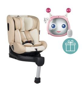 PETITE&MARS REVERSAL PRO I-SIZE 360° + ZRCÁTKO OLY PINK 0M+ - AUTOSEDAČKY 0-18KG - AUTOSEDAČKY A PŘÍSLUŠENSTVÍ