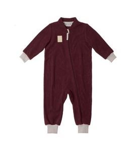 LEOKID FLEECOVÝ OVERAL SNOWBERRY REDWOOD VEL. 12 - 18 MĚSÍCŮ (VEL. 80) - OVERALY - PRO DĚTI