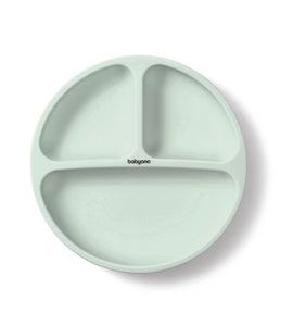 BABYONO TALÍŘ SILIKONOVÝ S PŘÍSAVKOU - BLUE 6M+ - MISKY, TALÍŘKY A PODLOŽKY - KRMENÍ