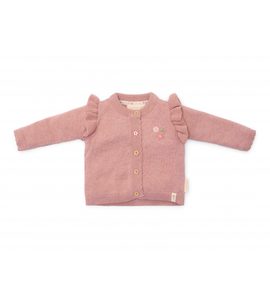 LITTLE DUTCH KARDIGAN PLETENÝ FAIRY PINK VEL. 68 - KABÁTKY, MIKINKY - PRO DĚTI