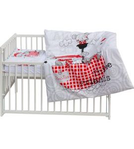 SCARLETT DĚTSKÁ POSTÝLKA S KOMPLETNÍ VÝBAVOU SCARLETT 120 X 60 CM - BANDY - DŘEVĚNÉ POSTÝLKY - SPINKÁNÍ