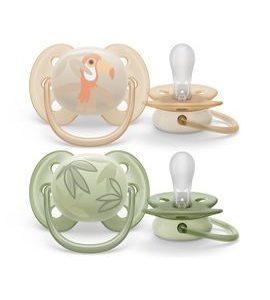 PHILIPS AVENT ŠIDÍTKO ULTRASOFT PREMIUM ZVÍŘÁTKO 0-6M 2KS - ŠIDÍTKA A DOPLŇKY - KRMENÍ