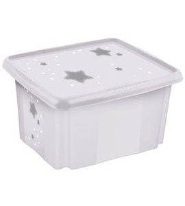 KEEEPER ÚLOŽNÝ BOX S VÍKEM VELKÝ "STARS" - BOXY NA HRAČKY - SPINKÁNÍ