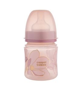 CANPOL BABIES ANTIKOLIKOVÁ LAHEV EASYSTART GOLD 120ML RŮŽOVÁ - KOJENECKÉ LAHVE - KRMENÍ