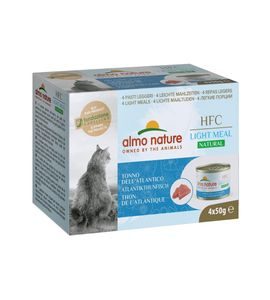 Almo Nature HFC Natural Light Meal Cat Megapack atlantský tuňák 4x50g
