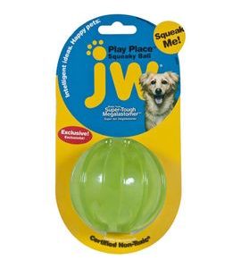 JW PET JW MÍČEK PLAY PLACE SQUEAKY PÍSKACÍ SMALL - PÍSKACÍ HRAČKY PRO PSY - CHOVATELSKÉ POTŘEBY MALVÍKZOO