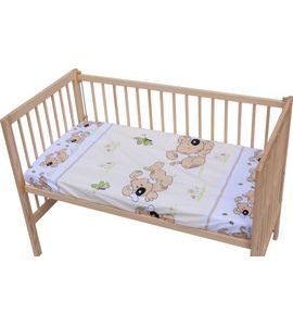 SCARLETT PROSTĚRADLO DO POSTÝLKY SCARLETT JAPY 120X60CM BÉŽOVÉ - PROSTĚRADLA - SPINKÁNÍ