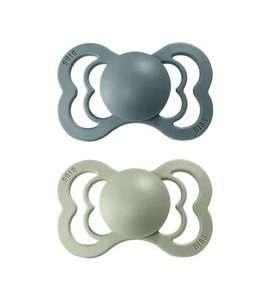 BIBS SUPREME SYMETRICKÉ DUDLÍKY ZE SILIKONU 2KS VEL.1 - ŠIDÍTKA A DOPLŇKY - KRMENÍ