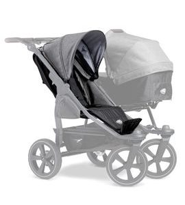 TFK SPORTOVNÍ SEDAČKA DUO2 PREMIUM GREY - SPORTOVNÍ NÁSTAVBY - KOČÁRKY A PŘÍSLUŠENSTVÍ