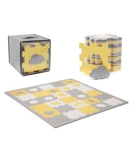 KINDERKRAFT PODLOŽKA PĚNOVÁ PUZZLE LUNO SHAPES 30KS PREMIUM - HRACÍ DEKY - PRO DĚTI