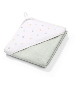 BABYONO OSUŠKA S KAPUCÍ FROTÉ 100X100 CM - OSUŠKY A DĚTSKÉ ŽUPANY - KOUPÁNÍ A ZDRAVÍ