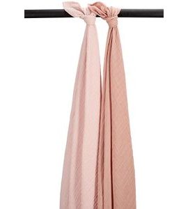 MEYCO MUŠELÍNOVÉ PLENY 2-BALENÍ SOFT ROSE/ROSE - LÁTKOVÉ PLENY ALL IN ONE - PŘEBALOVÁNÍ