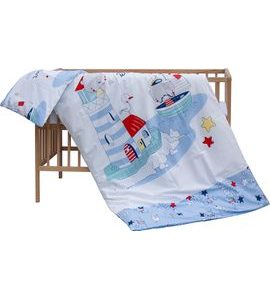 SCARLETT DĚTSKÁ POSTÝLKA S KOMPLETNÍ VÝBAVOU SCARLETT 120 X 60 CM - LUMPY - DŘEVĚNÉ POSTÝLKY - SPINKÁNÍ