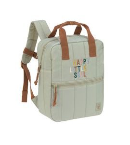 LÄSSIG KIDS MINI SQUARE BACKPACK LITTLE GANG LIGHT KHAKI - BATOHY A TAŠKY - PRO DĚTI