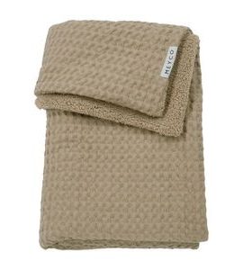 MEYCO DEKA WAFFLE TEDDY FLEECE - TAUPE - DĚTSKÉ DEKY PRO MIMINKA - SPINKÁNÍ