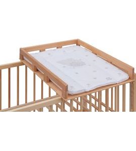 SCARLETT PŘEBALOVACÍ PULT OGY NA POSTÝLKU PŘÍRODNÍ S PŘEBALOVACÍ PODLOŽKOU SLON BÍLÝ - PŘEBALOVACÍ PULTY - PŘEBALOVÁNÍ