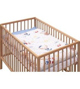 SCARLETT DĚTSKÁ POSTÝLKA S KOMPLETNÍ VÝBAVOU DONETO 120 X 60 CM - DŘEVĚNÉ POSTÝLKY - SPINKÁNÍ