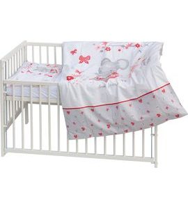 SCARLETT DĚTSKÁ POSTÝLKA S KOMPLETNÍ VÝBAVOU SCARLETT 120 X 60 CM - SOLY - DŘEVĚNÉ POSTÝLKY - SPINKÁNÍ