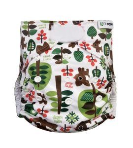 T-TOMI KAPSOVÁ PLENA (TYP AIO) - SUCHÝ ZIP TREES - BODY NA LÁTKOVÉ PLENKOVÁNÍ - PŘEBALOVÁNÍ