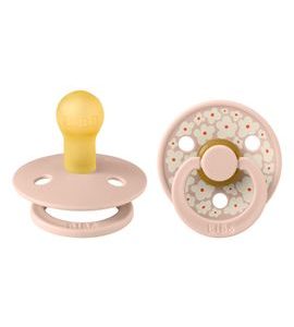 BIBS STUDIO COLOUR JASMINE DUDLÍKY Z PŘÍRODNÍHO KAUČUKU 2KS VEL. 1 - ŠIDÍTKA A DOPLŇKY - KRMENÍ